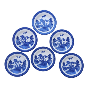 Royal Doulton "Real Old Willow" Plates, Set of 6