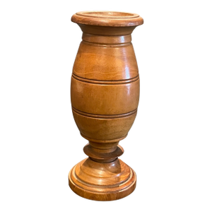 Antique Treen Wooden Vase