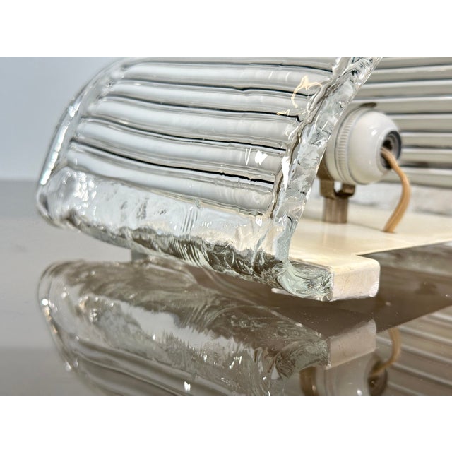 Glass Wall Lamps by Fratelli Toso, 1970s, Set of 3 For Sale - Image 12 of 15