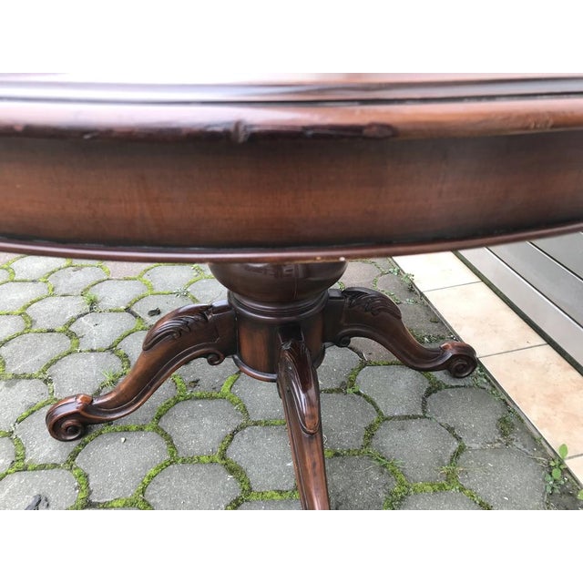 Round Oval Extendable Table, 1970s For Sale - Image 9 of 18
