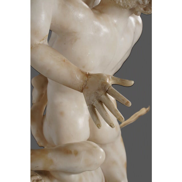 Italian Carved Marble Sculpture Depicting "The Abduction of the Sabine Women" After Giambologna For Sale - Image 9 of 10