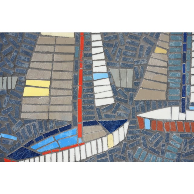 Mid-Century Modern Mid-Century Mosaic Bowl or Wall Plate by R. Zimmermann for Ritter, 1950s For Sale - Image 3 of 10