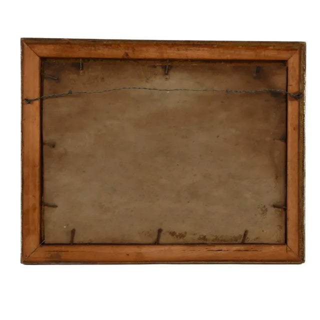 Framed Oil on Board of H. Rossler's "Landscape and Buildings Exterior View" For Sale - Image 4 of 10