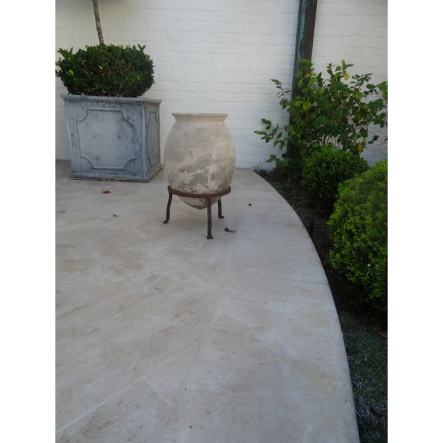 Vintage Italian Oil Jar For Sale - Image 4 of 7