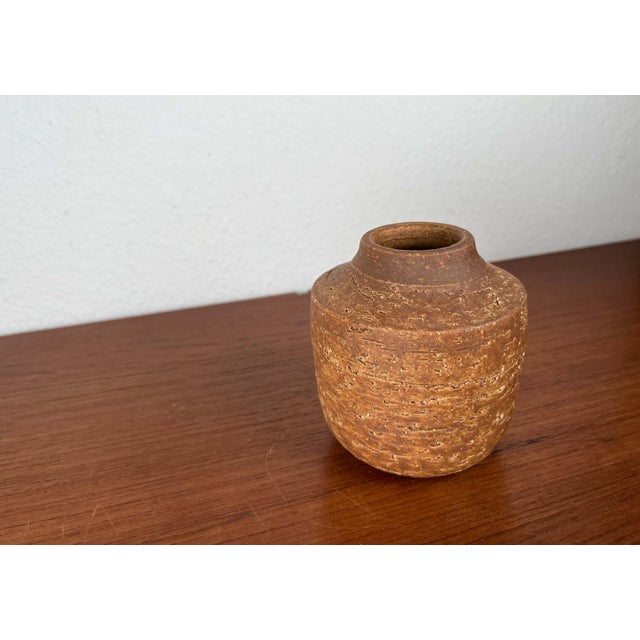 Mid-Century Modern West German Pottery WGP Vase from Ü-Keramik Übelacker, 1960s For Sale - Image 11 of 11