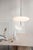 White Diffuser and Black Hardware Model 2065 Lamp by Gino Sarfatti For Sale - Image 3 of 11