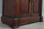 Mahogany Continental Style 2 Drawer 2 Door Tall Bookcase For Sale - Image 11 of 16