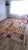 Contemporary Pink Turquoise Patchwork Wool Moroccan Rug For Sale - Image 9 of 17