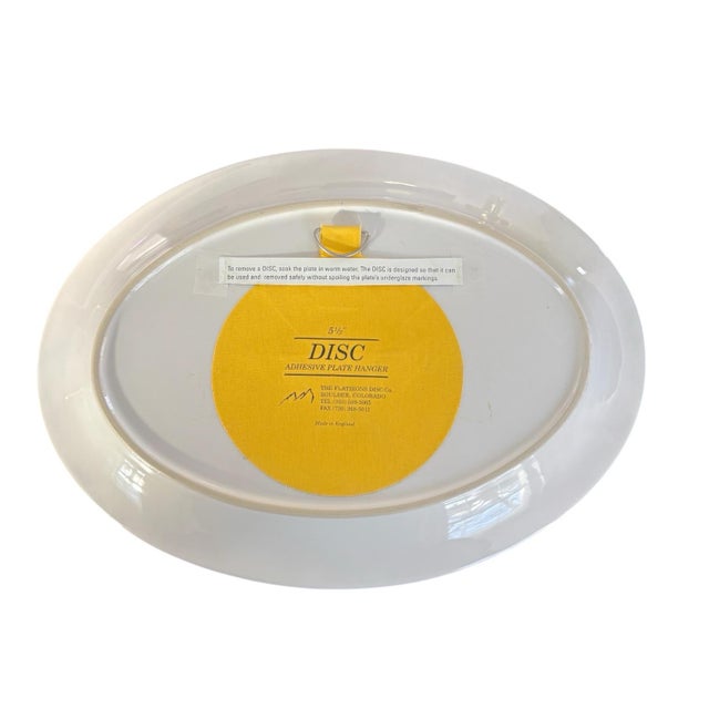 Kate Spade X Lenox All Day Specials Blue White Oval Platter Decorative Plate For Sale - Image 4 of 4