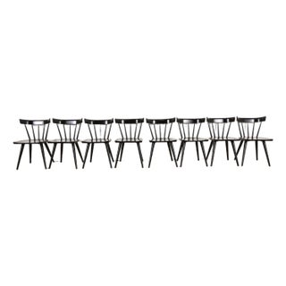Paul McCobb Planner Group Mid-Century Modern Spindle Back Dining Chairs, Set of Eight For Sale