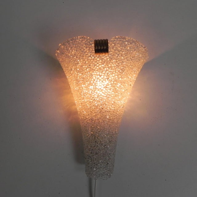 Vintage Wall Lamp in Plastic Granulate, 1960s For Sale - Image 9 of 13