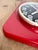 Vintage Red Plastic Wall Clock from Prim, 1970s For Sale - Image 13 of 18