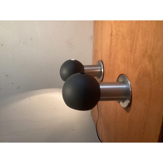 Black Sconces from Raak, 1970s, Set of 2 For Sale - Image 8 of 12