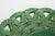 Ceramic Late 19th Century Danish Pair of Green Majolica Cabinet Plates For Sale - Image 7 of 9