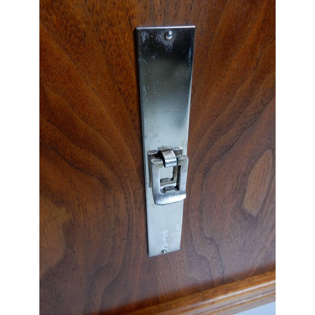 Wood Mid Century Modern John Keal for Brown-Saltman Low Credenza Cabinet For Sale - Image 7 of 8