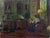 Early 20th Century Important Oil Painting, 1900-07 Interior, American Impressionist Frederick Vezin For Sale - Image 5 of 8