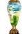 A Napoleon III Sevres styled table lamp with painted porcelain with gallant nymphs in the garden, gilded bronze and...