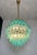 Spherical Murano Style Poliedri Chandelier, 140 Turquoise Poliedri For Sale - Image 10 of 12