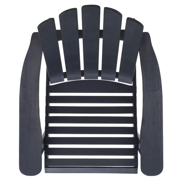 Black Topher Adirondack Chair - Black For Sale - Image 8 of 11