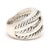 Ring Size: 6.75 Rise Off Of Finger: 6.6 mm Width: 18.1 mm Weight: 11.5 dwts/ 17.9 grams Metal: "925 DY" Crossover SKU:...