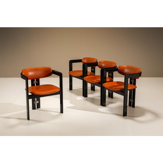 Pamplona Chairs by Augusto Savini for Pozzi, Italy, 1960s, Set of 4 For Sale - Image 11 of 11