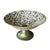 Masonry and Floral Pedestal Fruit/Serving Bowl, Food Safe 13x7 For Sale - Image 4 of 4