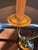 Late 20th Century Vintage Brass Horn-Shaped Lamp Table Lamp For Sale - Image 5 of 13