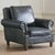 "Crafters &amp; Weavers Leather English Rolled Arm Living Room Collection showcases this timeless sofa design with high...