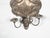 19th Century Pair of 19th Century Italian Rococo Style Tin Candle Sconces with Feather Motifs For Sale - Image 5 of 9