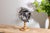 Kenneth Ludwig Chicago Iron Globe with Natural Wood Base 14.5"H For Sale - Image 4 of 4