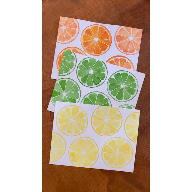 Original Watercolor Painting - Oranges For Sale - Image 4 of 6