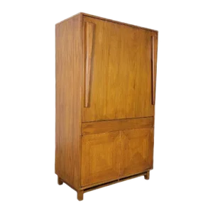 1960s Vintage Mid Century Bar Cabinet Station by John Keal for Brown Saltman