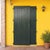 Green Double Leaf External PVC Door in Green with Lock For Sale - Image 8 of 8