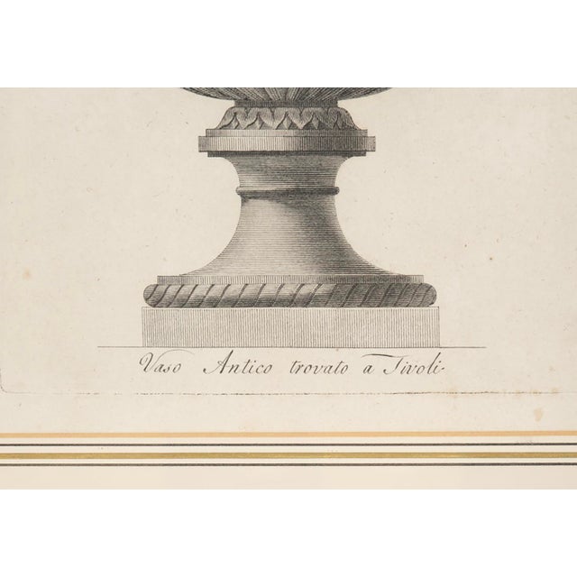 Set of Ten Framed Engravings of Classical Vases by Carlo Antonini For Sale - Image 12 of 12