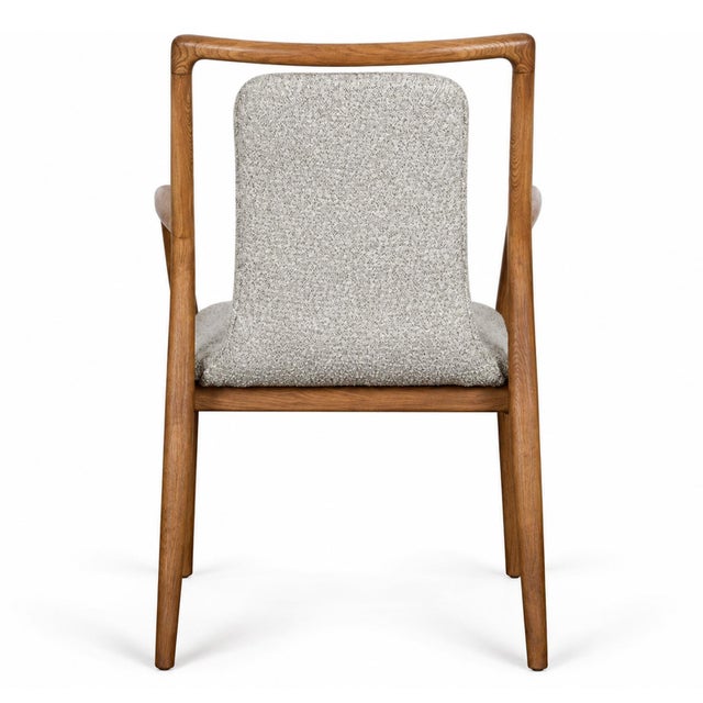 2020s Midcentury Float Back Dining Arm Chair For Sale - Image 5 of 5