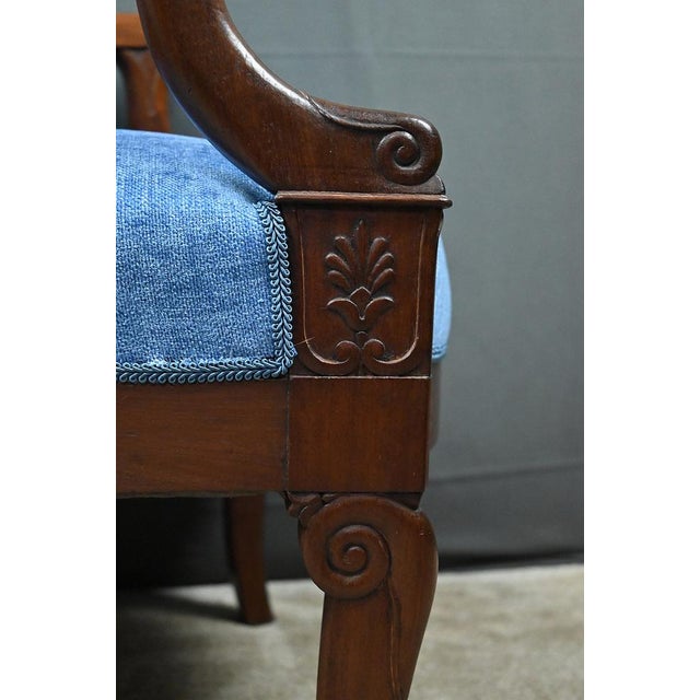 Early 19th Century Restoration Mahogany Armchairs, Set of 2 For Sale - Image 14 of 18