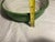 Vintage Enamelware Bowls Set of Two Nesting Bowls Green Exterior With Off White Interior For Sale - Image 11 of 12