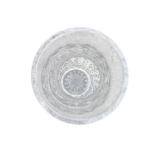Glass Vintage Waterford Crystal Killarney Pattern 10" Flared Centerpiece Vase (Signed Seahorse Mark) For Sale - Image 7 of 8
