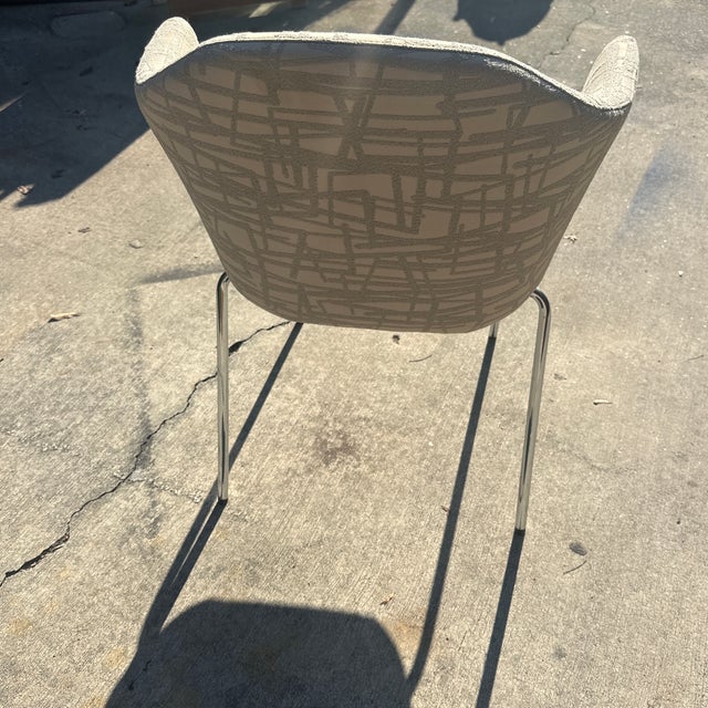 Metal Vintage Gray Abstract Coalesse Steelcase Accent Chair For Sale - Image 7 of 8