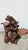 Carved Burl Wood Pedestal Plant Sculpture Stand / Coffee Table For Sale - Image 4 of 7