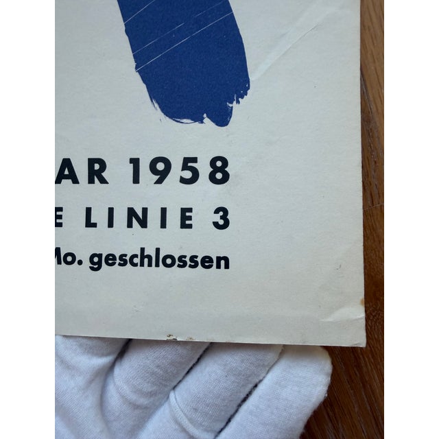 1950s Anonymous, Farbige Graphik, 1957, Deutsches Klingenmuseum Solingen, 1957, Vintage Exhibition Poster, Printed in Germany For Sale - Image 5 of 12