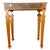 1950 Italian Florentine Neoclassical Gilt & Cream Small Console Table For Sale - Image 14 of 15