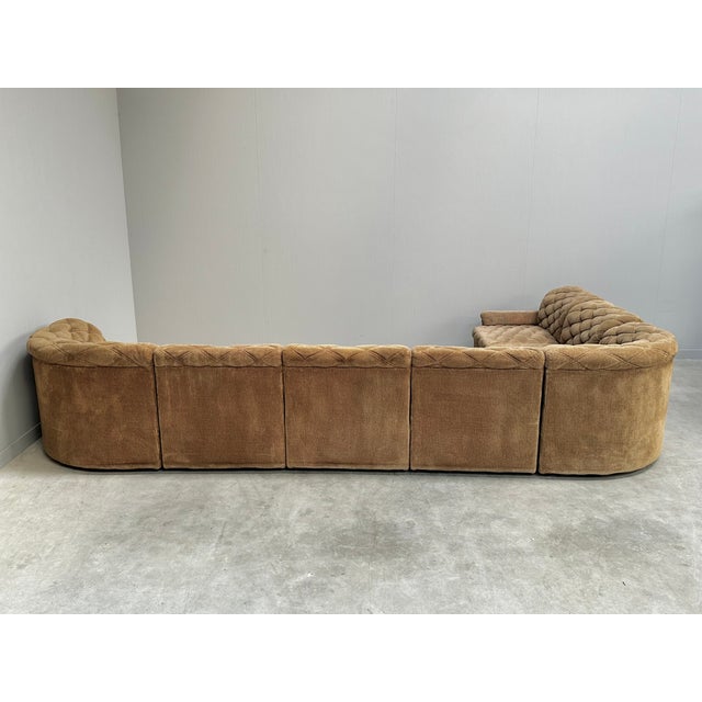 Large Modular Sofa from Laauser, 1970s, Set of 7 For Sale - Image 4 of 15