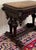 Traditional Antique French Dolphin Table Desk Renaissance Revival Petite Drawer Oak c.1890s For Sale - Image 3 of 12