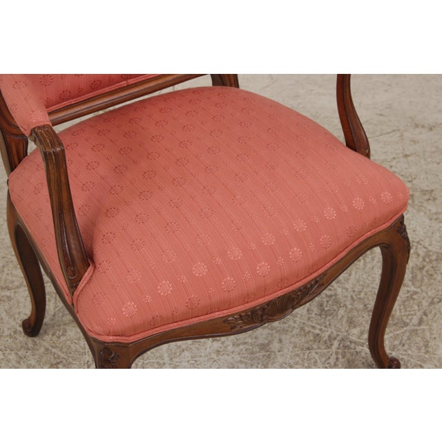 Pair of Lewis Mittman Louis XV Fauteuil Armchairs For Sale - Image 11 of 18
