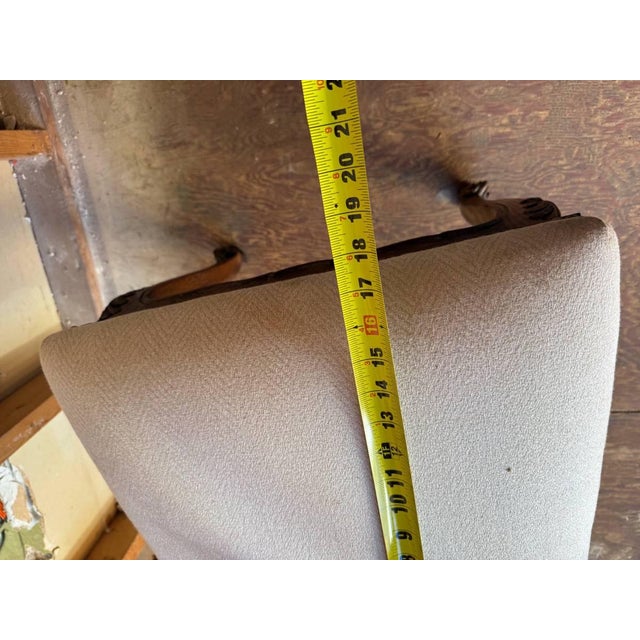 Antique French provincial style Carved Oak Dining Chairs For Sale - Image 16 of 17