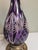 1940s A Pair of 1940s Cut Crystal Amethyst Table Lamps For Sale - Image 5 of 9