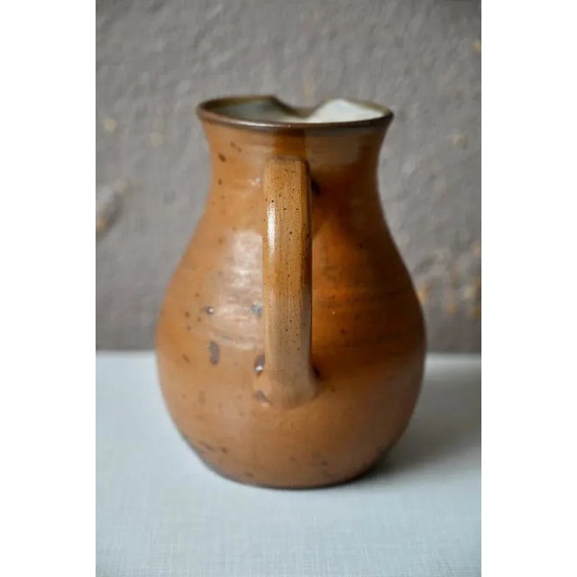Brutalist Stoneware Pitcher, 1960s For Sale - Image 6 of 10