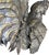 Metal Vintage Solid Brass Fighting Rooster Sculpture With Dramatic Tail For Sale - Image 7 of 12