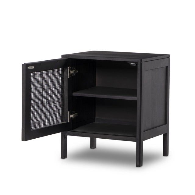Four Hands Sydney Nightstand - Black Wash, Left For Sale - Image 9 of 10